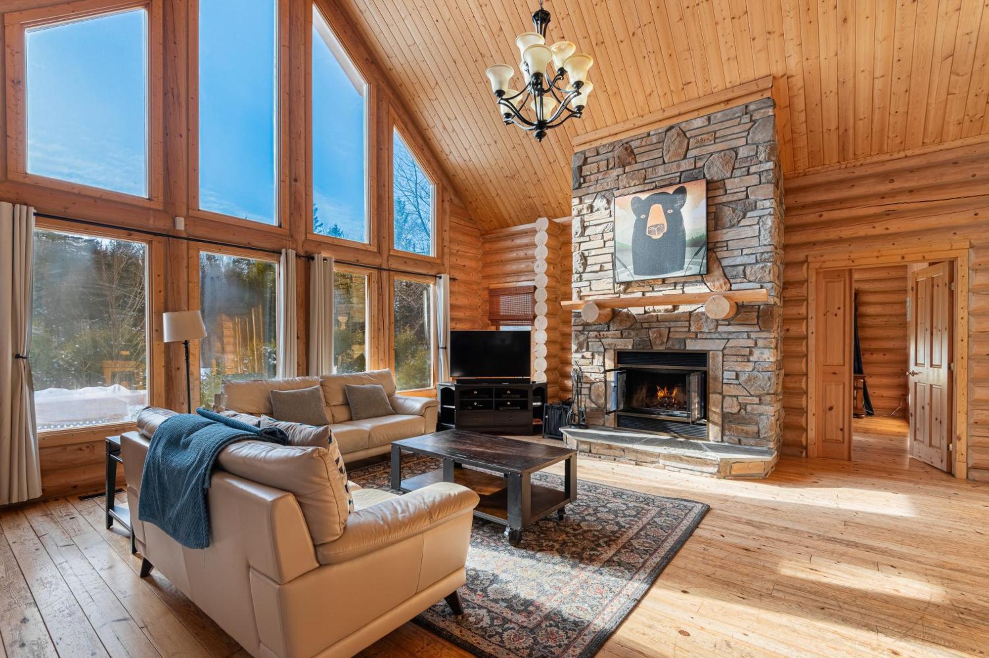 Mille-Isles Fiddler Lake Resort Chalet 4 Cerf מראה חיצוני תמונה