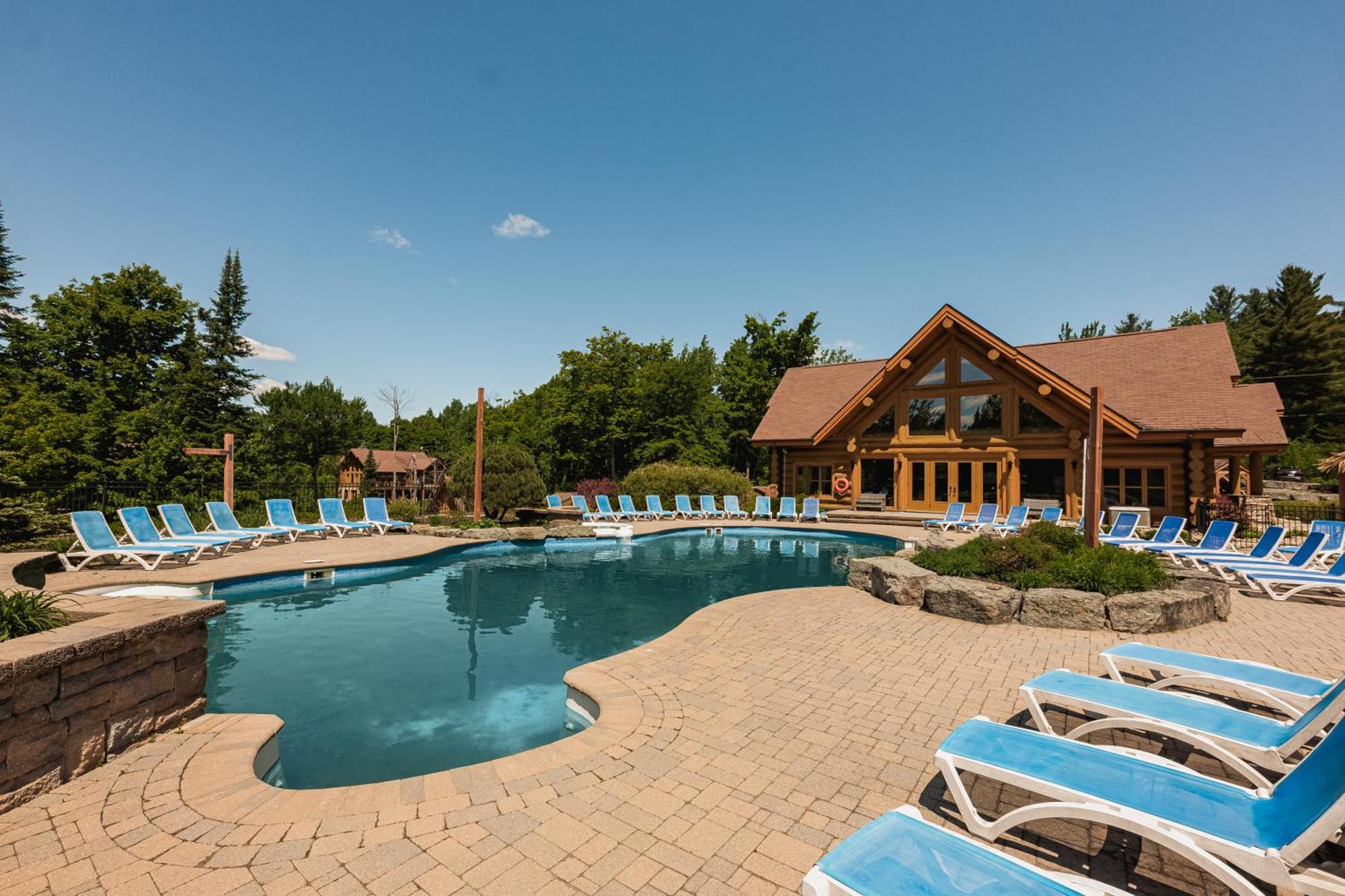 Mille-Isles Fiddler Lake Resort Chalet 4 Cerf מראה חיצוני תמונה