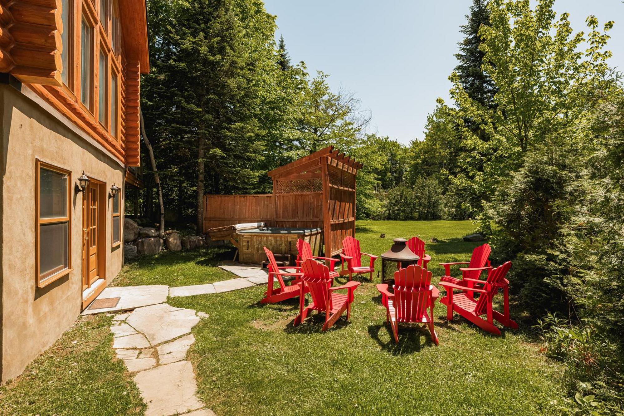Mille-Isles Fiddler Lake Resort Chalet 4 Cerf מראה חיצוני תמונה