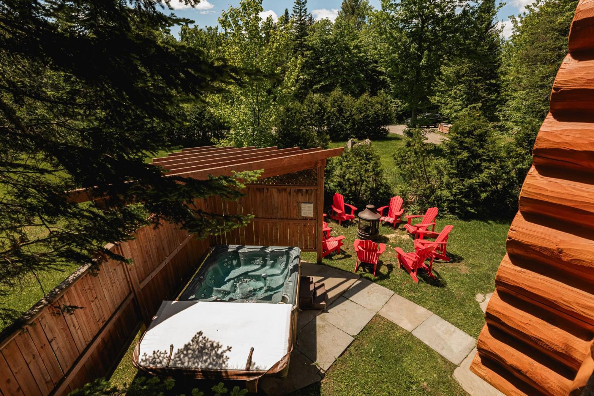 Mille-Isles Fiddler Lake Resort Chalet 4 Cerf מראה חיצוני תמונה