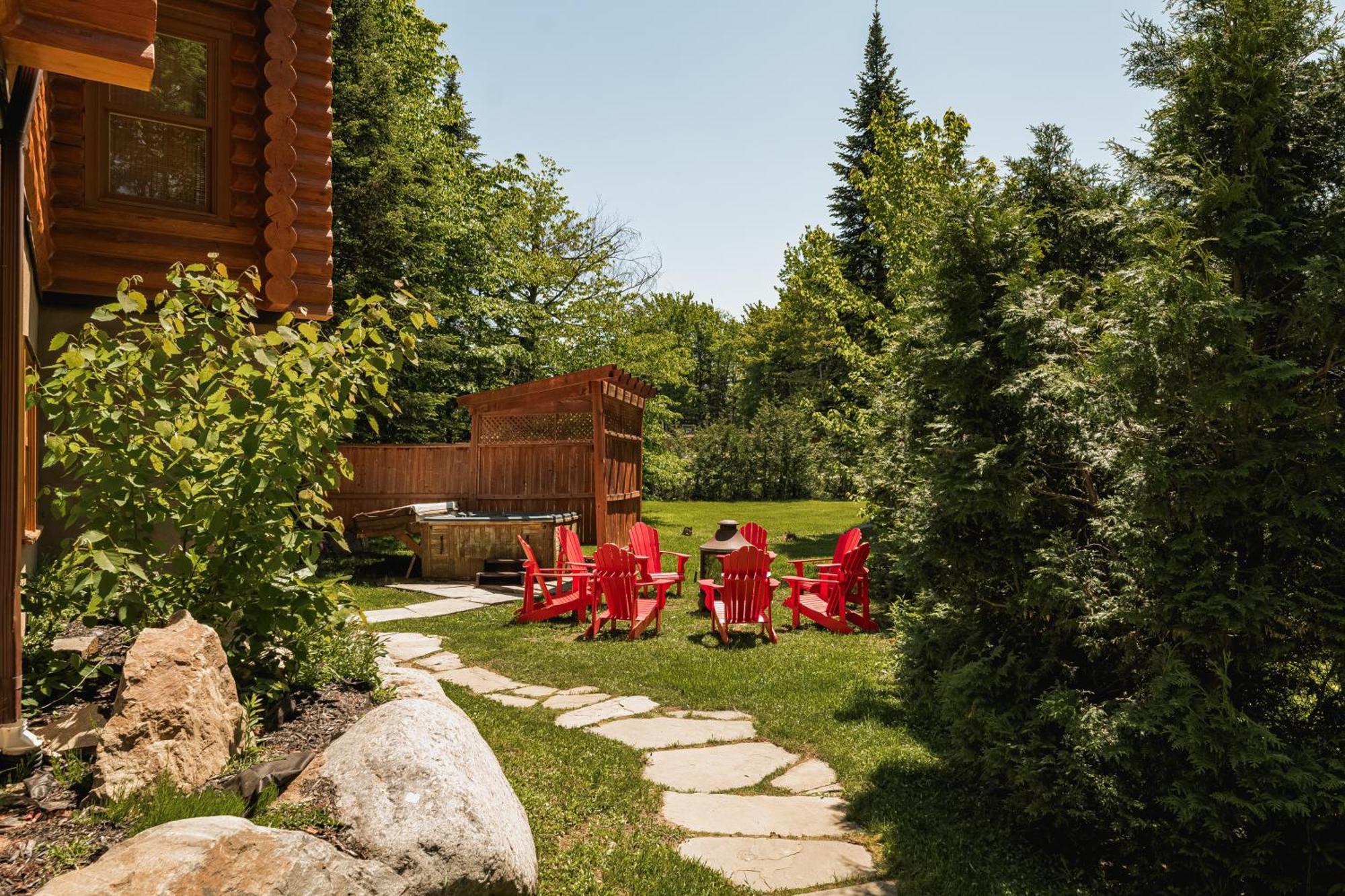 Mille-Isles Fiddler Lake Resort Chalet 4 Cerf מראה חיצוני תמונה