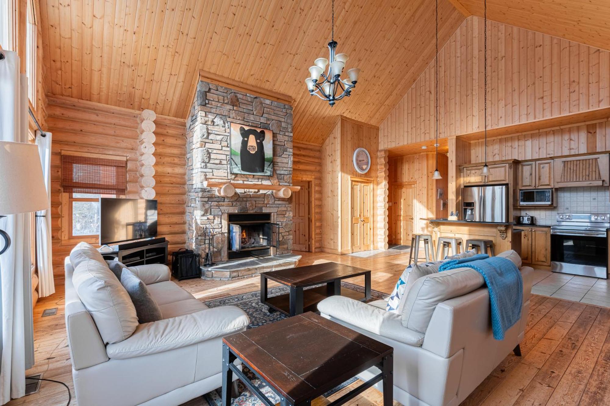 Mille-Isles Fiddler Lake Resort Chalet 4 Cerf מראה חיצוני תמונה