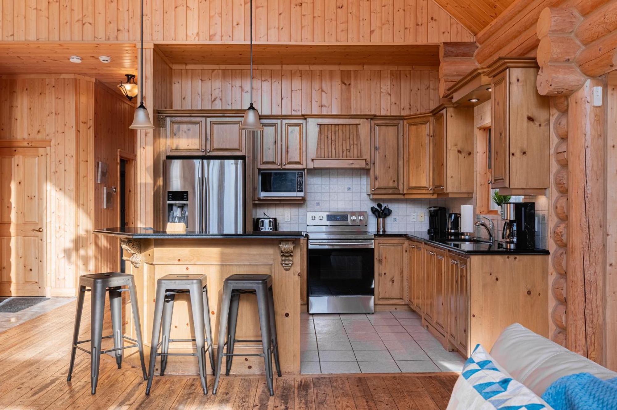 Mille-Isles Fiddler Lake Resort Chalet 4 Cerf מראה חיצוני תמונה