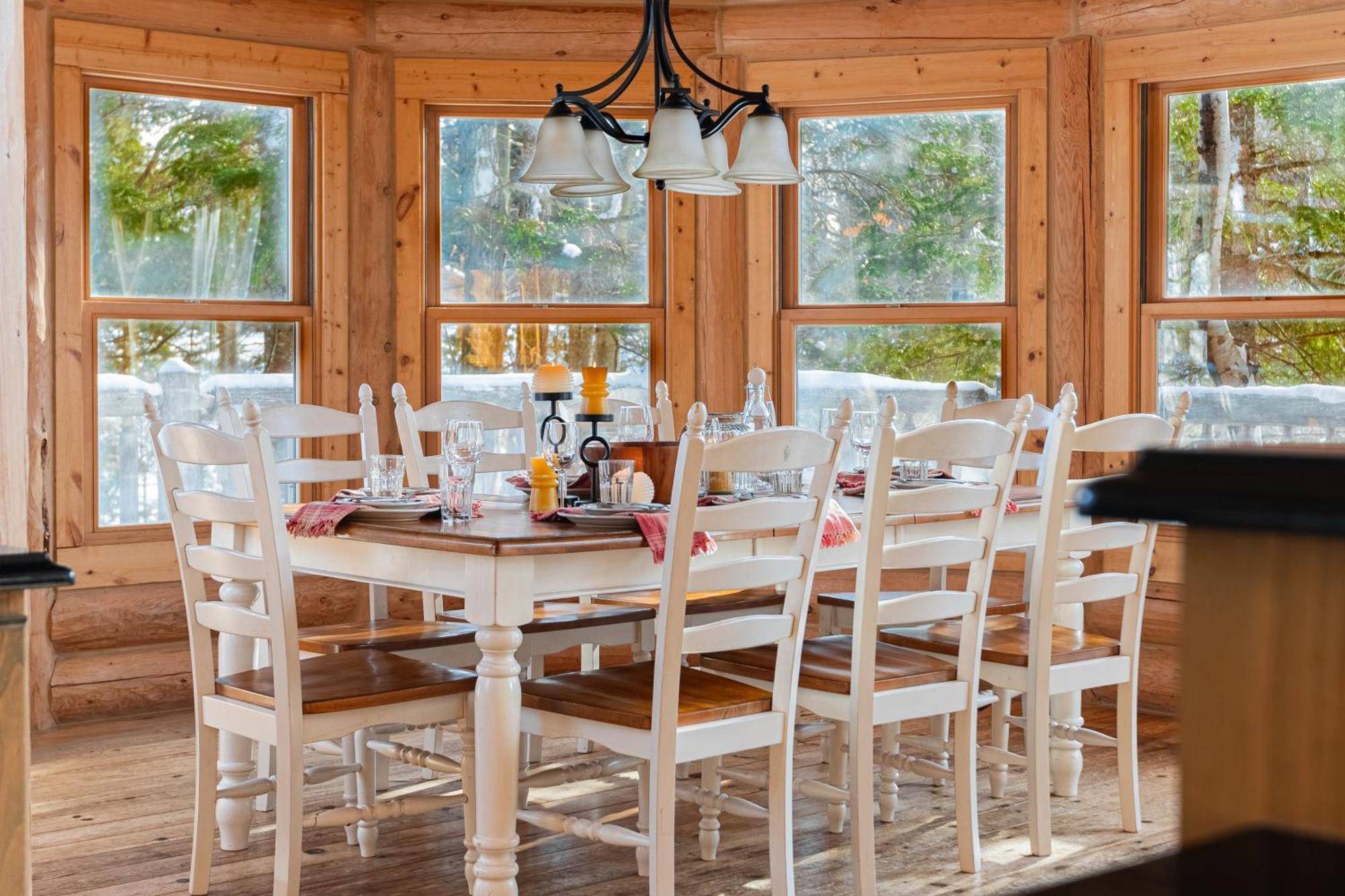 Mille-Isles Fiddler Lake Resort Chalet 4 Cerf מראה חיצוני תמונה