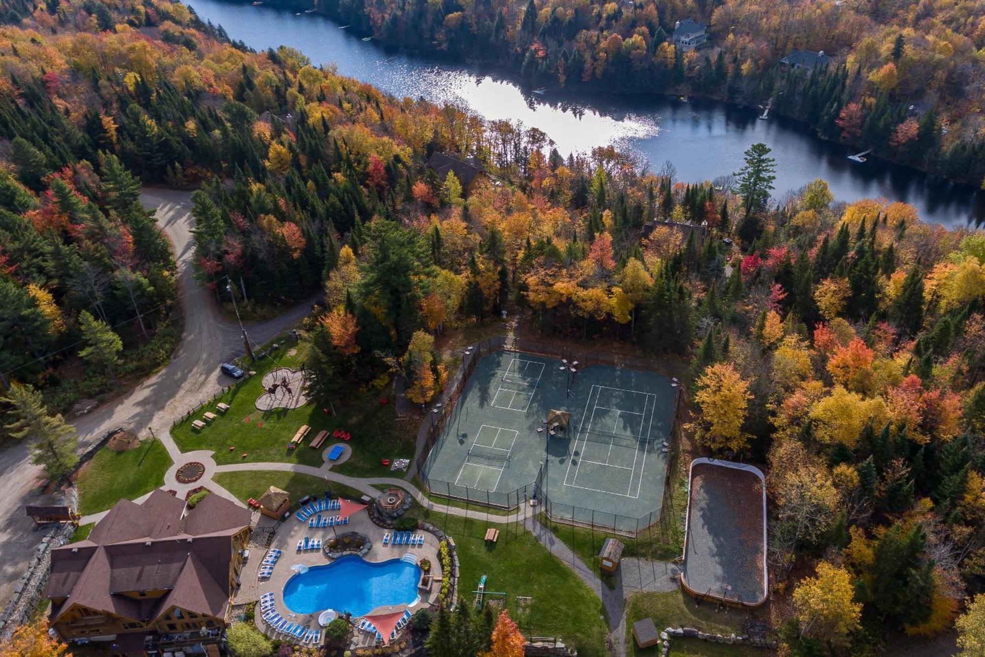 Mille-Isles Fiddler Lake Resort Chalet 4 Cerf מראה חיצוני תמונה